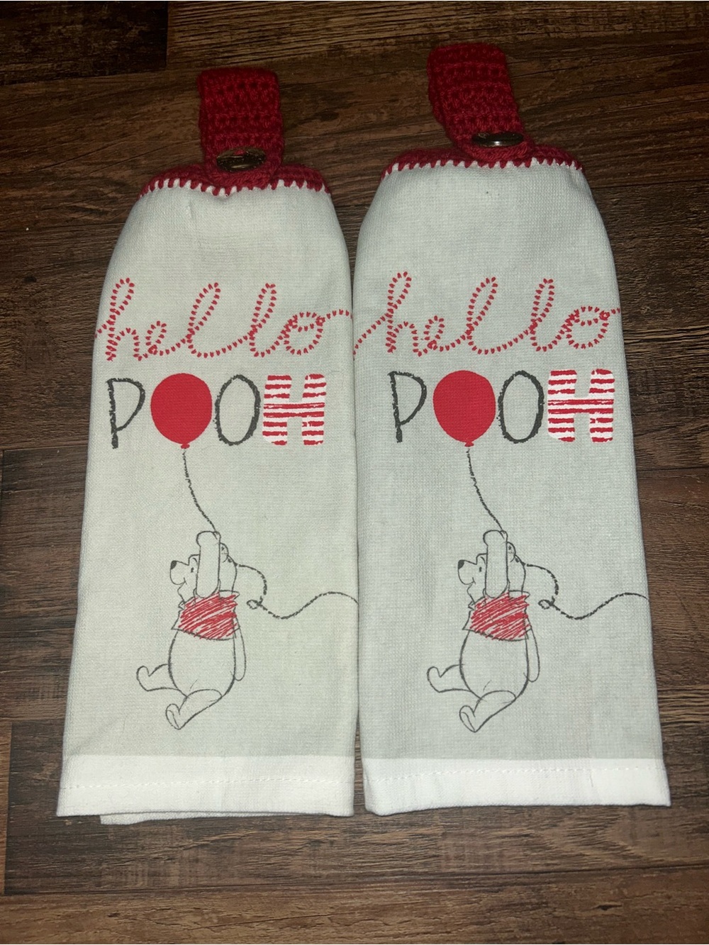 Winnie the Pooh Hanging Kitchen Towels